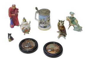 Miscellaneous ceramics, to include a Royal Doulton porcelain figure modelled as Ascot, HN2356, a...