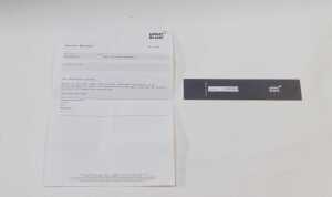 A Montblanc Meisterstuck 144 fountain pen, in black, with a 14k yellow and white gold nib, model... - 6