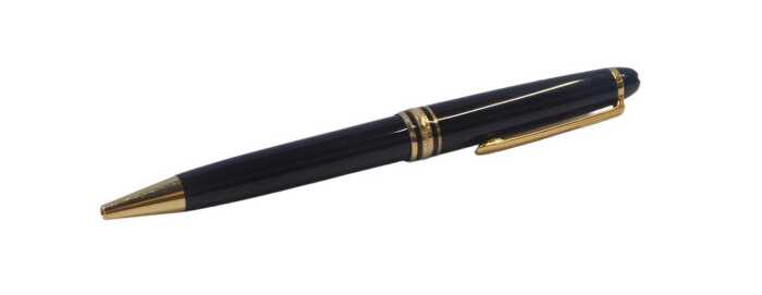 A Montblanc Meisterstuck Classique ballpoint pen, in black, model 10883 BP 164, together with...