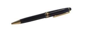 A Montblanc Meisterstuck Classique ballpoint pen, in black, model 10883 BP 164, together with...