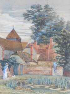 A group of pictures, comprising Kane, King's Parade opposite King's College Cambridge, oil on... - 4