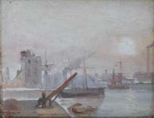A group of pictures, comprising Kane, King's Parade opposite King's College Cambridge, oil on... - 7