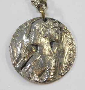 A Victorian silver backed hand mirror, embossed with flower head and scrolling motifs, with a... - 3