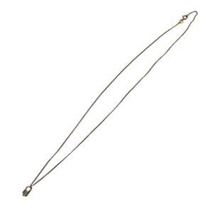 A 9ct gold pendant and chain, the pendant set with a square cut imitation diamond, with a swirl...