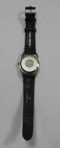 An Omega Seamaster gentleman's wristwatch, with a blue face and date aperture, in a stainless... - 3