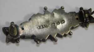 Ten silver Victorian and later sweetheart brooches, each of varying floral and horseshoe design,... - 2