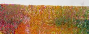 A Sunrise abstract multicoloured machine woven rug, 160cm x 230cm. - 2