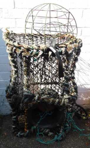 A large crayfish net.