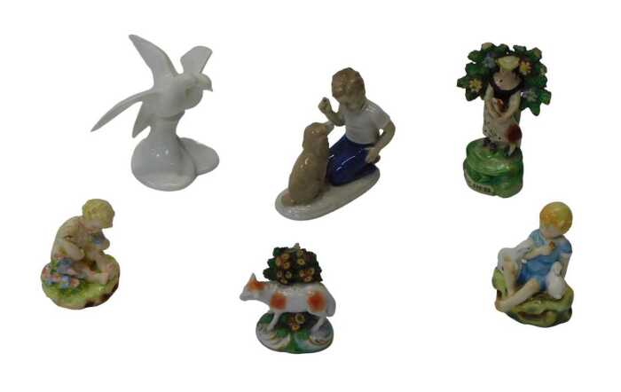 A group of ceramics, to include a Royal Doulton Images of Nature Always and Forever group,...