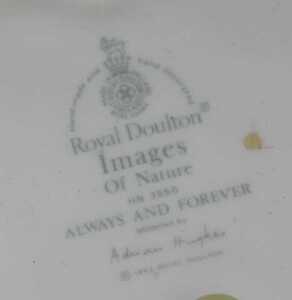 A group of ceramics, to include a Royal Doulton Images of Nature Always and Forever group,... - 4