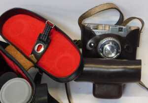 Cameras and optical related equipment, to include a Kodak Brownie 8mm movie camera, a Coronet... - 4