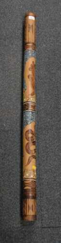 A decorative didgeridoo.