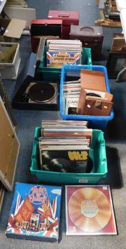 Musical interest, to include LP records, mostly easy listening, cassette tapes, mostly easy...
