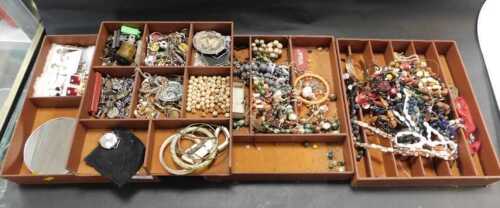 Costume jewellery, to include beaded necklaces, pendants, bangles, etc. (a quantity)