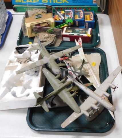 Matchbox diecast vehicles, together with various diecast planes to include Vickers Wellington,...