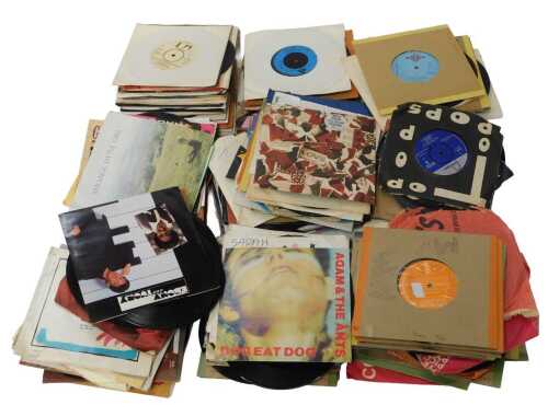 45rpm single records, to include Earth, Wind & Fire, Adam and the Ants, etc. (2 boxes)