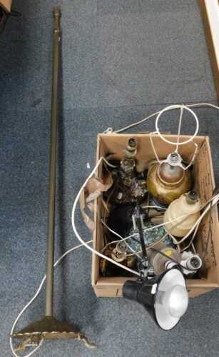 Lighting, to include table lamps and Anglepoise type lamps.