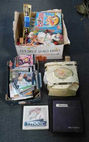 Audio, visual and toys, DVDs to include Green for Danger, Billy Connolly, Clint Eastwood, etc.,...