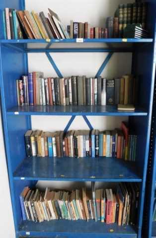 Books, to include titles by Frederick Forsyth, Dick Francis, PD James, etc. (4 shelves)