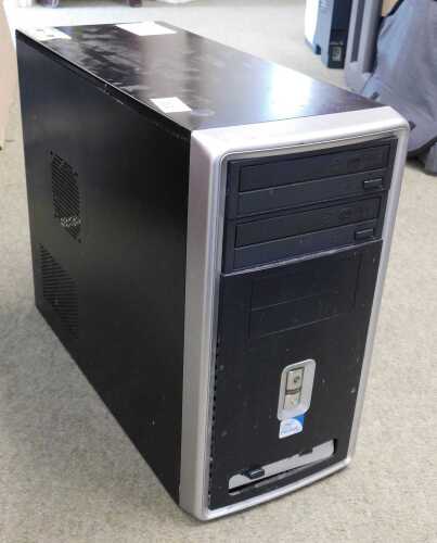 An Arbico tower P/C, lacking hard drive.