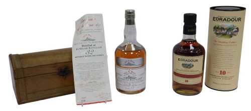 A bottle of Old and Rare Clynelish Distillery Single Cask Single Malt Scotch whisky, aged 32...