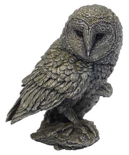 An Elizabeth II Country Artists loaded silver figure of a barn owl, Birmingham 1997, 12.5cm high.