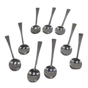 A set of nine George V silver teaspoons, initialled WPCC, by Thomas Bradbury & Sons, Sheffield...