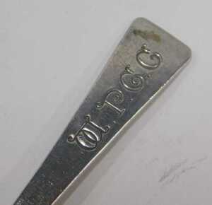 A set of nine George V silver teaspoons, initialled WPCC, by Thomas Bradbury & Sons, Sheffield... - 2