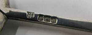 A set of nine George V silver teaspoons, initialled WPCC, by Thomas Bradbury & Sons, Sheffield... - 3