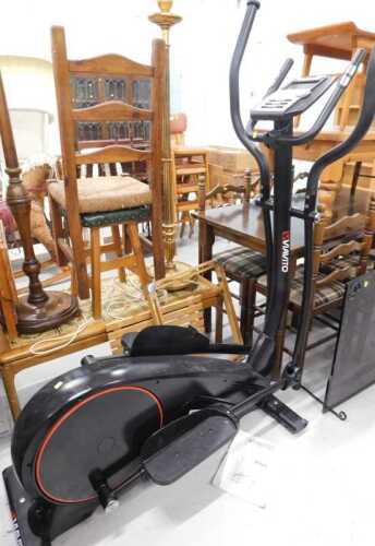 A Viavito Sina elliptical crosstrainer exercise machine, and a spark guard.