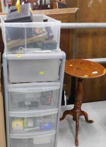 Various furniture and effects, a stacking box system containing a quantity of tools and related...