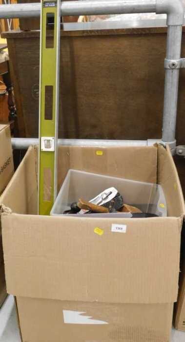 Various tools, hand tools, mallet, Stanley Bailey wood plane, G clamp hand saw, other tools, etc....