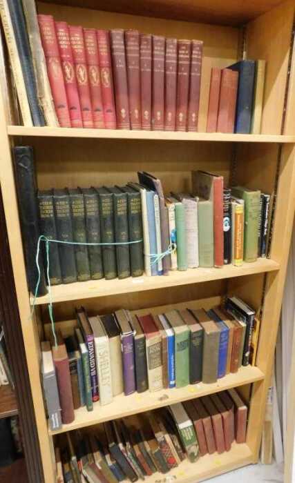 Various books, mainly non-fiction, The Teacher's Encyclopedia, various other book sets, The Book...