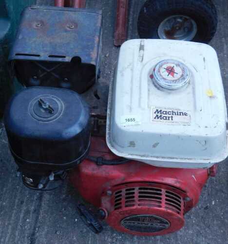 A Machine Mart 110HP Honda electronic ignition generator, various other items, metalware,...
