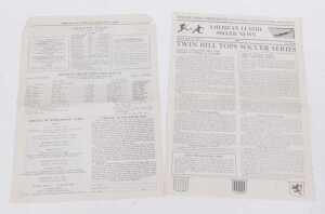 Football related ephemera, an American League Soccer News two sided programme, June 19th 1949,... - 2