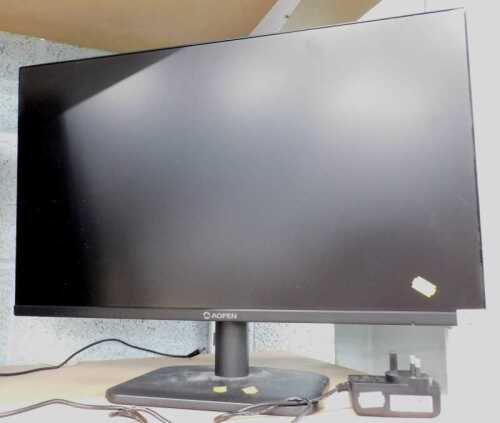 An Aopen 27CLC LED backlight 27" flat screen LCD monitor.