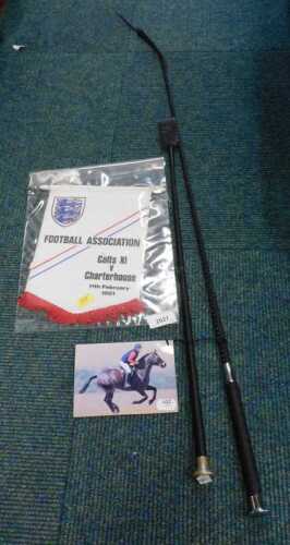 Sporting memorabilia, to include a pennant for the Football Association Colt 11 vs Charterhouse,...