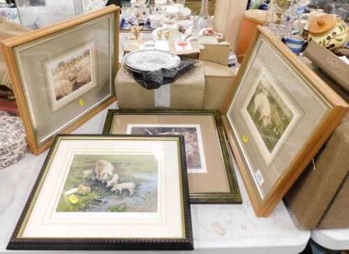 Prints, pictures, Laura Boys (20thC), Four Legs Good, artist signed limited edition print number...