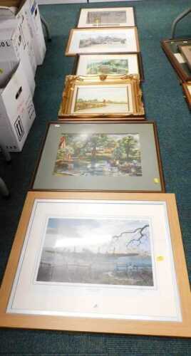 Various pictures, photographic prints, etc., a Scout Worker's Conference Leeds 1921 photograph...