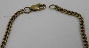 A 9ct gold curb link necklace, 70cm long, 14.4g. - 2