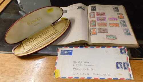 A Royal Mail stamp album, containing a quantity of world used stamps, to include India, Great...