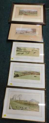 After Aldin. The Duke of Beaufort's Hunt from Great Wood, print, various other similar hunting...