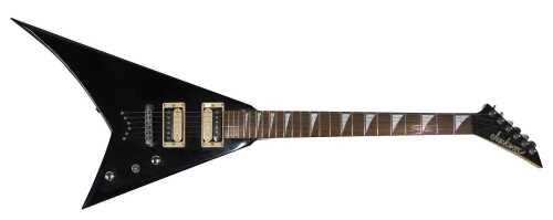 A Jackson JS32T Rhodes electric guitar, in black colourway, with six strings, numbered NHJO...
