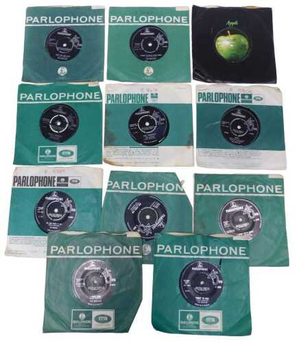 Various records, The Beatles, 45rpm to include singles, Lady Madonna, Get Back, We Can Work It...