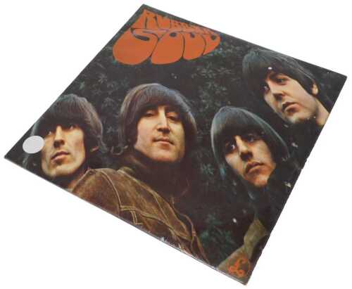 A record, The Beatles, Rubber Soul, 33rpm, Parlophone, Mono, in outer cover with sleeve,...