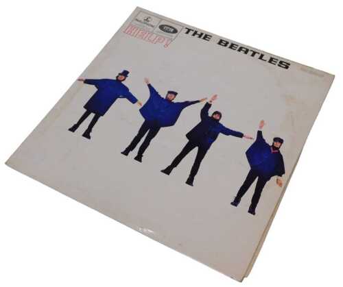A record, The Beatles, Help, 33rpm, Mono, in outer sleeve with cover, marked XEX549-2.