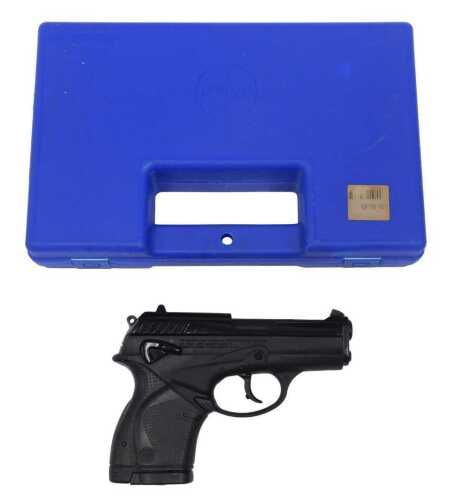 A Pietro Beretta CO2 pistol. 
A photographic identity document, either a passport or a UK...