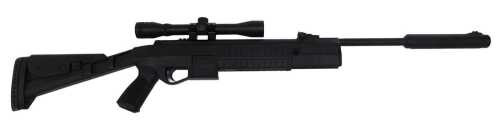 A Webley Spectre SR power lock .22 calibre air rifle, with a Nikko Sterling 4x32 mountmaster...