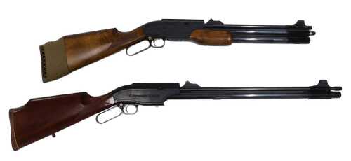 A Shinsung Industries Companies Career 2 707 .22 calibre CO2 air rifle, together with a Shinsung...