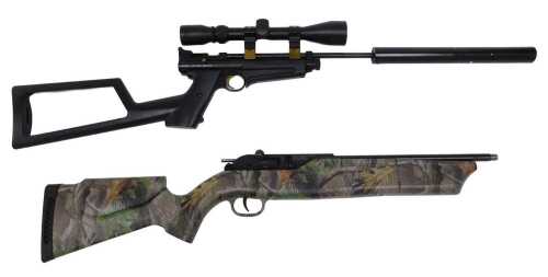 An Umarex Sportwaffen 850 air magnum .177 bolt action magazine fed air rifle, together with a...